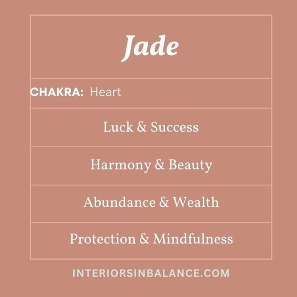 Jade Crystal Spheres Green Chakra Gemstone of Luck and Abundance w Meaning Card - Picture 10 of 10